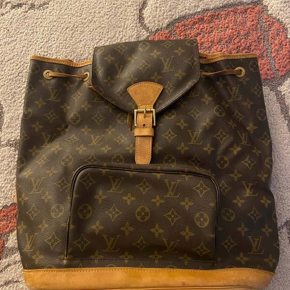 Louis Vuitton Dark Brown Monogram Backpack